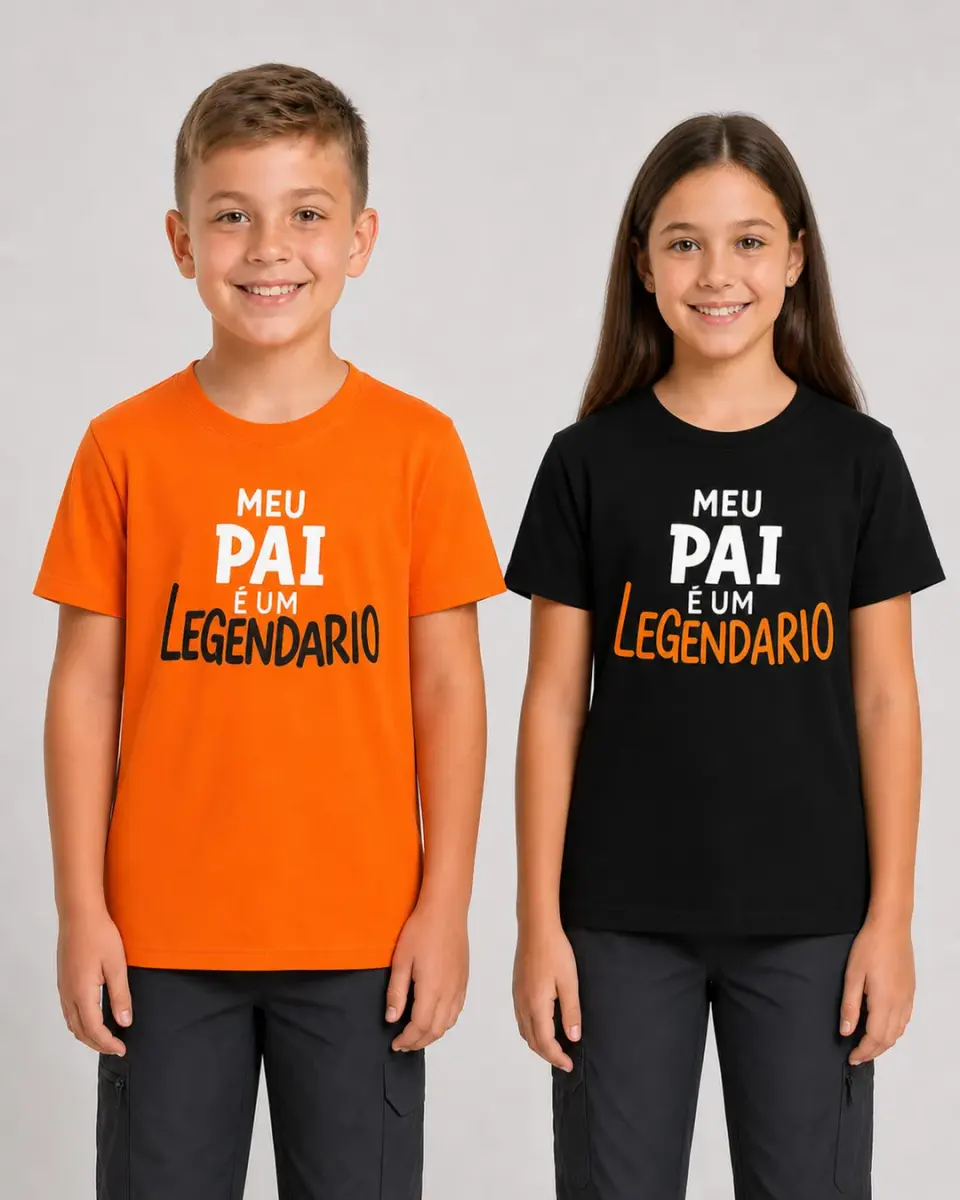 Camiseta Inf. Meu Pai é um Legendário — Preta